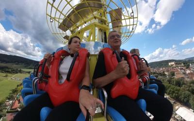Dominique Lattich und Frank Grünert in dem Videoblog "Drehmomente". Foto: Fabian Frank